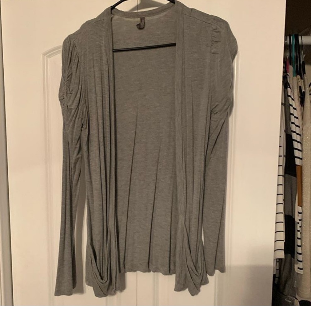 Gray Cardigan